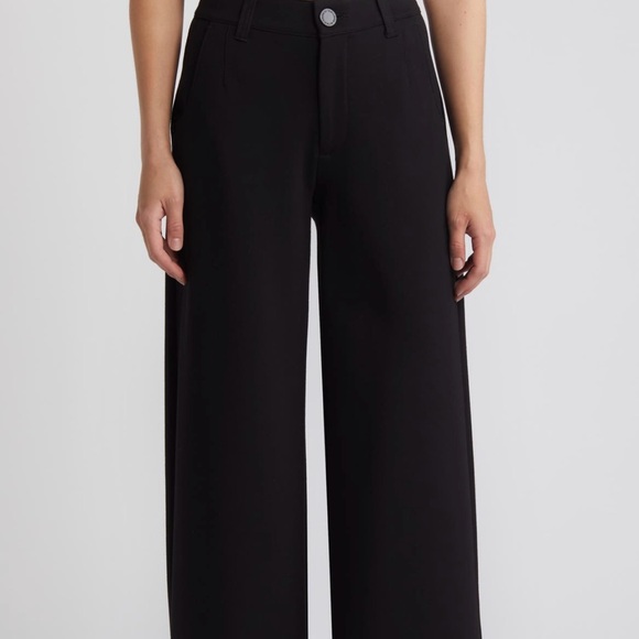 Wit & Wisdom Ab Solution Skyrise Wide Leg Black Pants - Picture 2 of 11